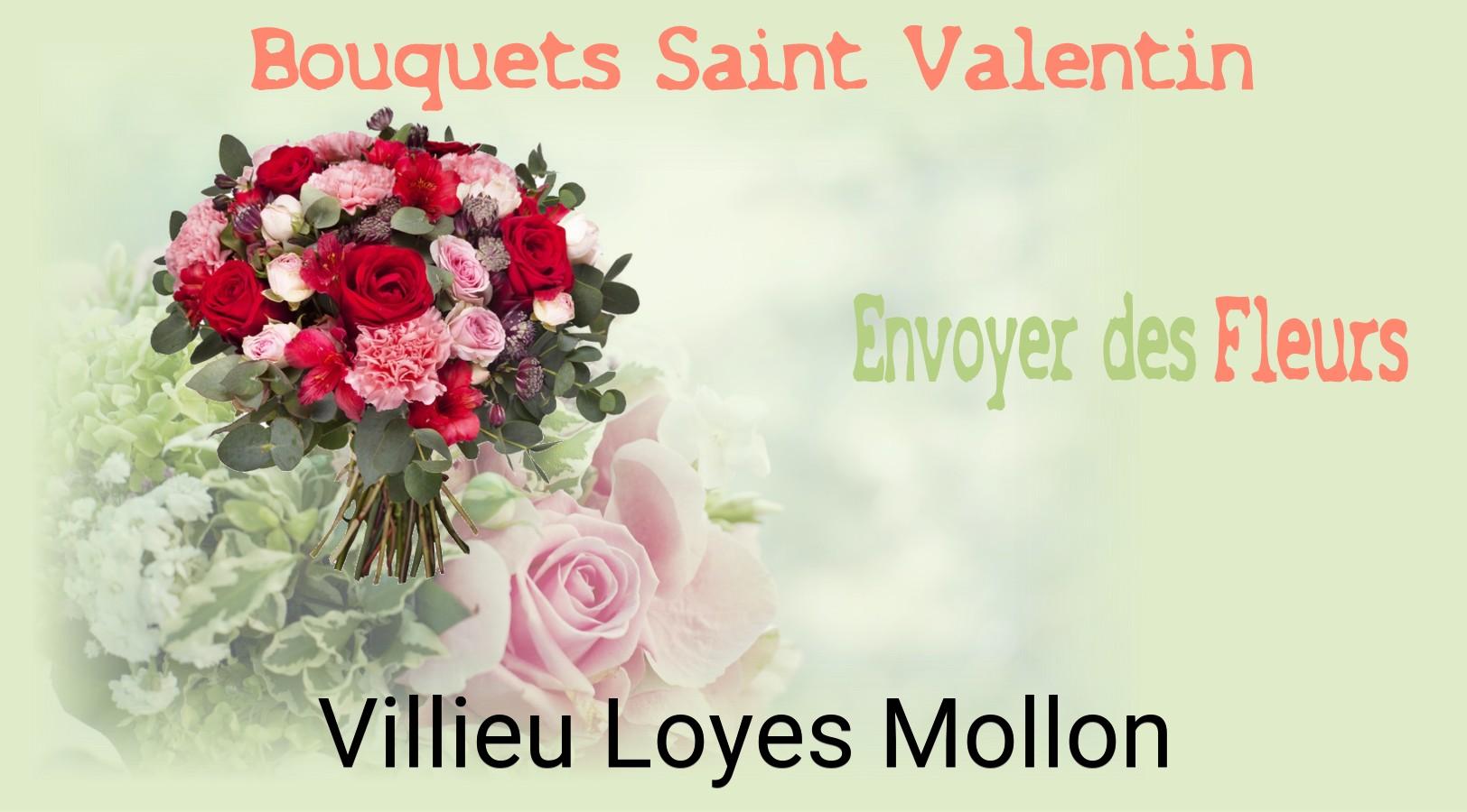 Roses de Saint-Valentin livrées à Villieu-Loyes-Mollon
